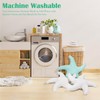 Marble Empire Starfish Pillow for Couch and Bed, Coastal Decor