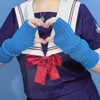 [shunxinersty] Knit Sleeve Knit Arm Sleeve Thumb Hole Glove Winter