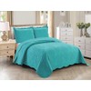 Home Collection 2pc Twin/Twin XL Over Size Elegant Embossed Bedspread