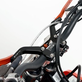 ZETA Racing KTM/HUSQVARNA '14-/GASGAS '21- Handguard Mount, Bar Clamp Type, Fits Armor Handguard Bends, Straight, Pro Armor Handguards, Large Diameter (1.1 inches (28.6 mm) Bars, Optional Mount,