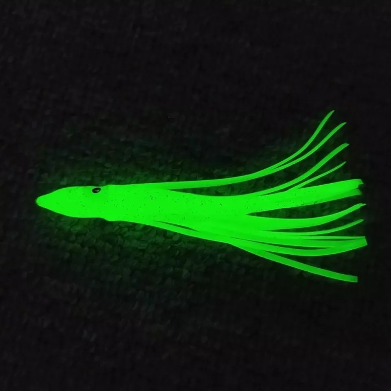 Marce MX 20pcs Señuelo Pulpo Tentaculos Pesca Fluorescente Movimiento