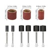 384Pcs Sanding Drum Sleeve Set Resin Drums Mandrels for Nuclear