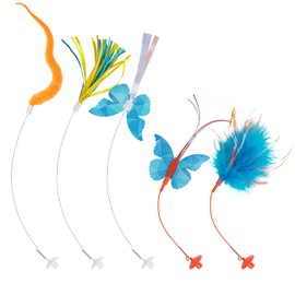 Migipaws Butterfly Cat Toy Replacement x 3 and Tunnel Crystal Ball Replacement x 2