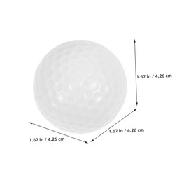 GANAZONO 3Pcs Soft Durable Golf Balls for Men and Women Two Layer Backyard Practice Balls for Indoor and Outdoor Training High Durability Golfing Accessories