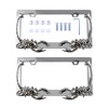 UpAuto 2PCS Car License Plate Frame American Standard License Plate