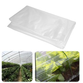 2 x 10 m Greenhouse Film, Plastic Film, Winterproof, Transparent, Extra Thick Polyethylene Film for Greenhouse, Tear-Resistant Plastic Film for Greenhouses, Greenhouse Films for Gardening, Polytunnels