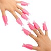 10pc Professional Plastic Nail Art Soak Off Cap Clip Gel