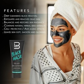 L3 Level 3 Peel Off Mask - Deep Cleansing Removes Blackheads Impurities and Dead Skin from Pimples and Pimples Color / L3 레벨 3 필 오프 마스크 - 딥 클렌징 블랙 헤드 제거 여드름과 여드름의 불순물과 각질 Color