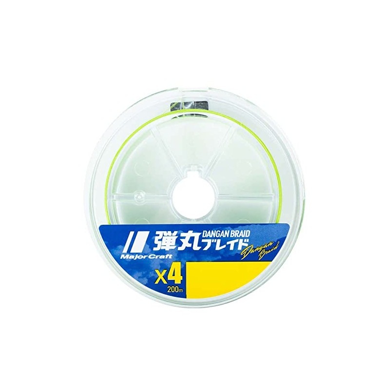MAJOR CRAFT X 4 BRAID LINE DANGAN BLADE 200m/Light Green