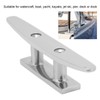 2PCs Boat Cleat Open Base 5in Universal Fit for Watercraft