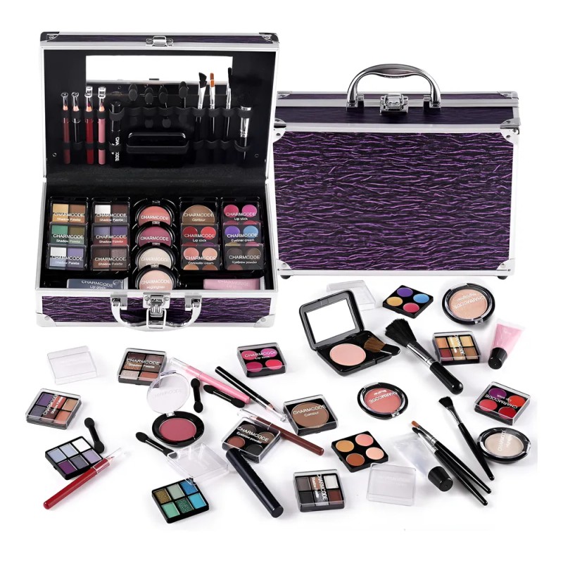 Set De Maquillaje Profesional Todo En Uno Charmcode Morado