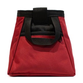 Psychi OG Chalk Bucket Bag with Storage Pockets For Rock Climbing Bouldering (Dark Red)