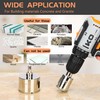 MOLLOM 3-1/2" (89mm) Diamond Hole Saw with 2Pcs Removable Pilot