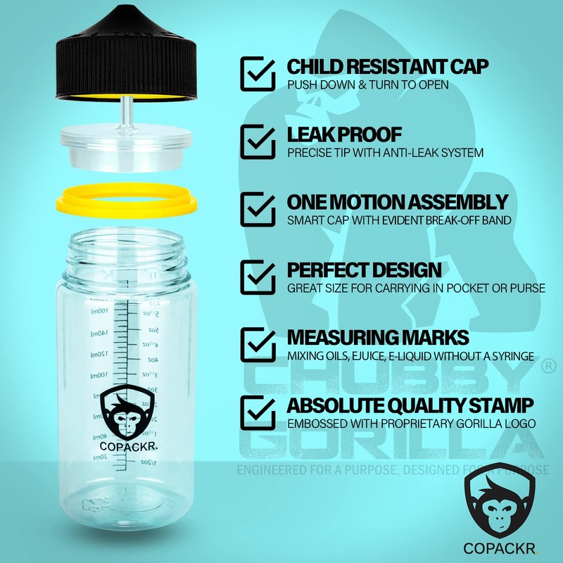 Copackr Chubby Gorilla V3 Dropper Bottles - Perfect for Travel