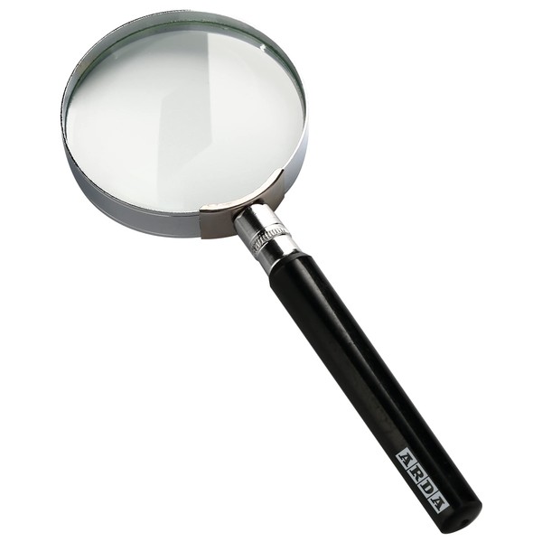 Arda Magnifying Glass, Black, 50mm