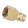 MENSI Propane Brass Quick Connect Fitting Adapter Female Plug x