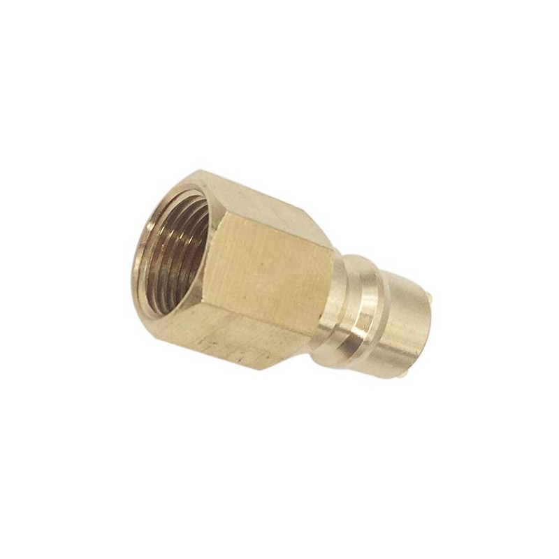 MENSI Propane Brass Quick Connect Fitting Adapter Female Plug x