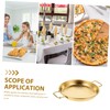 Operitacx Stainless Steel Pizza Plate Perforated Baking Tray for Even