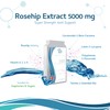 Rosehip 5000mg 120 Capsules- High Strength 250mg 20:1 Extract Rich