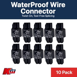 K-IT Wire Connector – Fast, Tool-Free Waterproof Splicing (10 Pack)