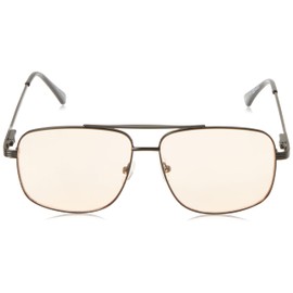 JACK & JONES Jacmads Men's Sunglasses, Black/Detail:brown Lense