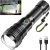 Sinvimes Rechargeable Flashlights High Lumens, LED Powerful Super Bright Flash