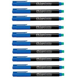 10 FABER-CASTELL Multi Mark/Blue/0.6 mm