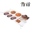 DcYourHome Foldable 66044 Warming Rack for Weber Genesis II GS4