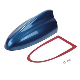 VekAuto Shark Fin Antenna Cover, AM/FM Signal Roof Aerial Universal for Car Auto SUV Truck ABS Material with Adhesive Base Dark Blue