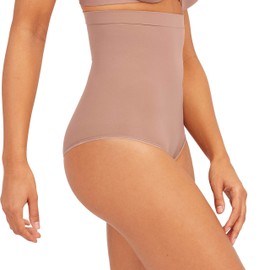Spanx Women's Higher Power Panties Waist Shapewear, Café Au Lait
