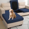 TOPYUMH Water Repellent Sectional Couch Cushion Covers L Shaped Sofa