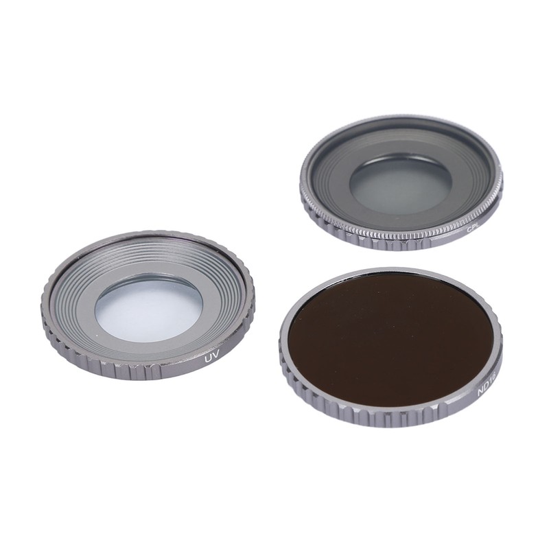 3pcs Camera ND Filter Kit UV CPL ND16 Action Camera