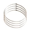 4 Pieces Large Size 550mm / 21.6inch Metal Hose Clips