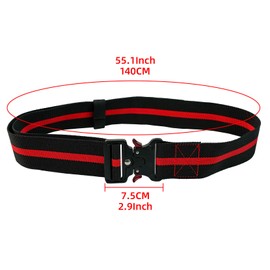 MELOTOUGH 2" Nylon Web Work Belt with Heavy Duty Quick Release Rugged Metal Buckle Outdoor Men's Belt
