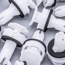 Rexka 5pcs Rocker Molding Retainer Clip Fastener 91512TZ5A01 for Honda Odyssey Pilot Ridgeline Acura MDX NSX