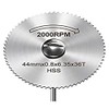 6pcs HSS Cutting Discs for Rotary Tool, HSS Disc Drill