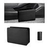 BWBWND Car Trash Can, Leather Mini Dustbin Auto Storage Container