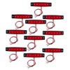 10Pcs/Set Truck Side Marker Light Signal Warning Indicator Lamp with