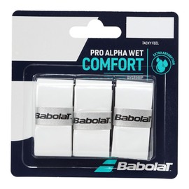 Babolat 653054 Tennis Grip Tape PRO ALPHA WET x 3 Pro Alpha Wet