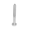 304 Stainless Steel Half Thread Bolt Wood Hex Lag Screws