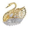 Swan Sugar Storage Jar European Modern Condiment Container Golden Seasoning