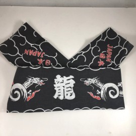 Made in Japan Japanese Hachimaki RYU Headband Tenugui Cloth Hand Towel Dragon Cloud JAPAN MADE