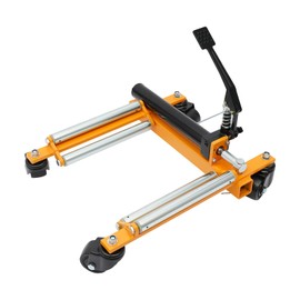 CUBELLIN Hydraulic Wheel Dolly Tire Jack Steel Heavy Duty Vehicle Moving Tool 1T Capacity Gear Driven Lifting Car Wheel Lift Tool with Foot Pedal Tire Skate Tire Jack for 12" Tire