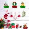 Qpout 9 PCS Christmas Centerpieces for Tables, Christmas Table Centerpieces,