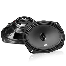 CT Sounds Tropo 6x9” 160 Watt Shallow-Mount Coaxial Car Speakers - Pair