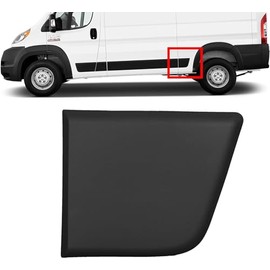 MJD AUTO PARTS for RAM PROMASTER 2019-2025 Left Driver Side Trim MOLDING Cover Black (Quarter Panel Short Wheel Base)
