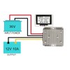 DC Golf Cart Converter DC 36V to DC 12V 10A