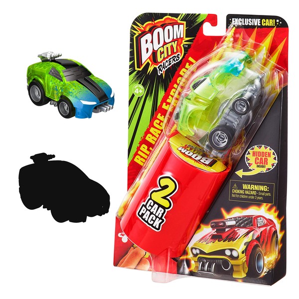 Boom City Racers - 2 Pack - Exclusive Car Hot Tamale! X and A Surprise Mystery Car