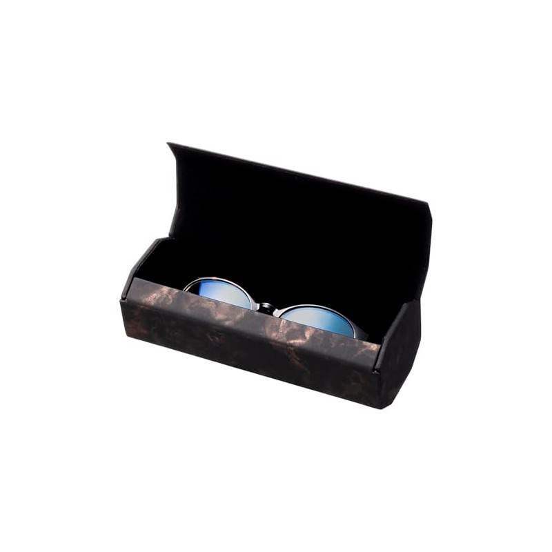 Pearl HO-12BL 092139 Eyeglass Case Hard Case Synthetic Leather Magnetic