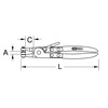 KS Tools 115.1046 Hose clamp pliers (recessed/slot),220mm